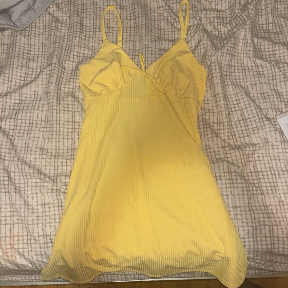 Yellow mini dress size S